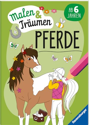 Ravensburger Pferde - malen und träumen - 24 Ausmalbilder für Kinder ab 6 Jahren - Motive für Pferde-Fans zum Entspannen Ravensburger Pferde - malen und träumen - 24 Ausmalbilder für Kinder ab 6 Jahren - Motive für Pferde-Fans zum Entspannen