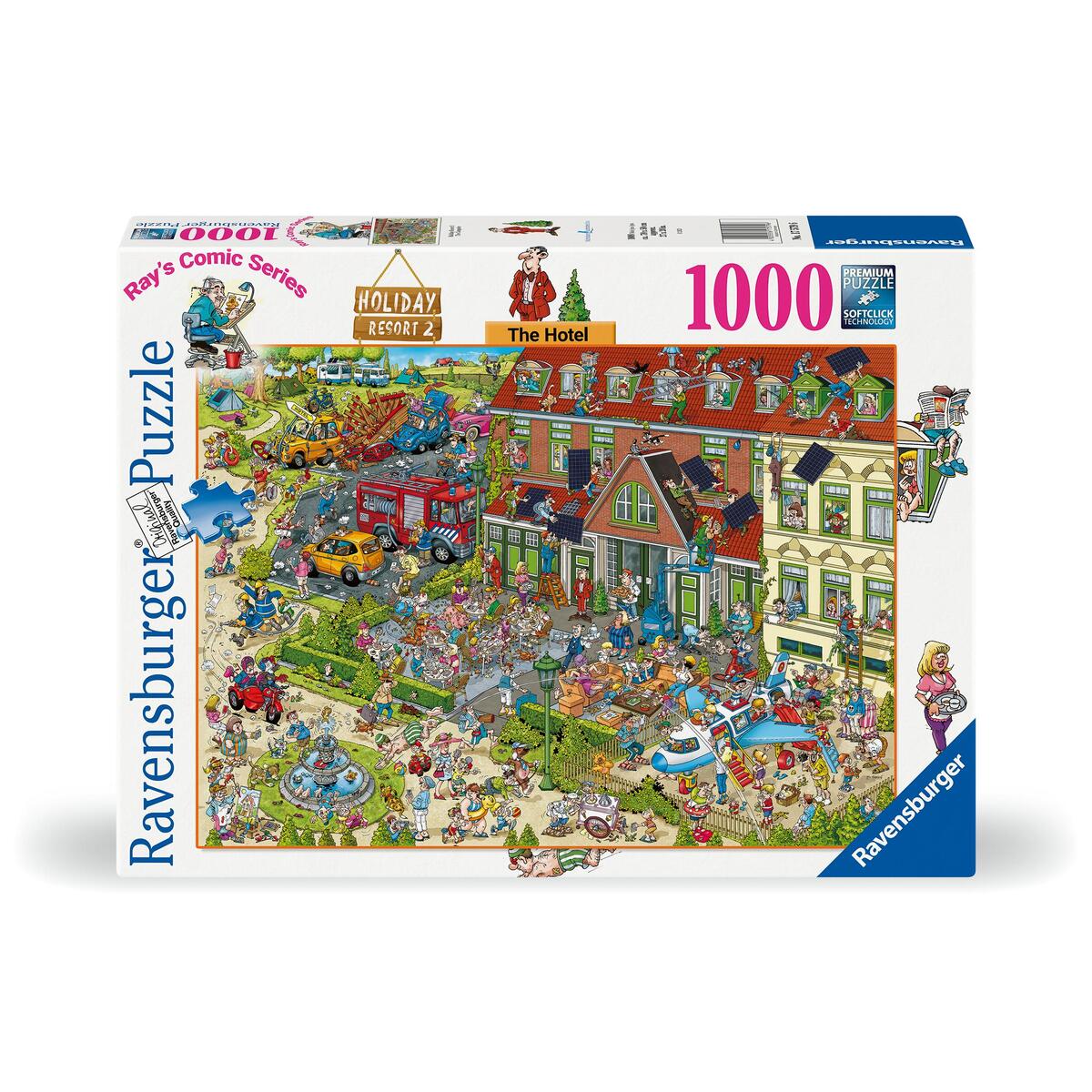 Ravensburger Puzzle - Ray's Comic Series: Holiday Resort 2 - The Hotel - 1000 Te... Ravensburger Puzzle - Ray's Comic Series: Holiday Resort 2 - The Hotel - 1000 Te... von Ravensburger Spieleverlag