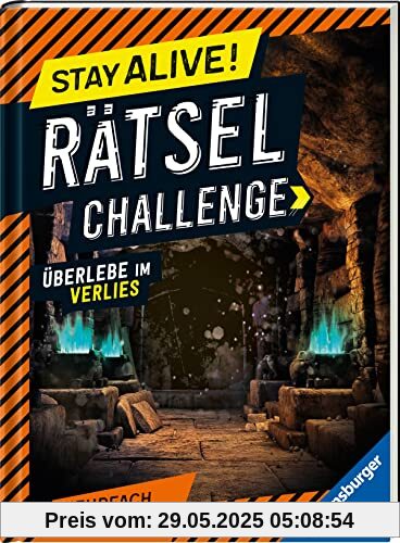 Ravensburger Stay alive! Rätsel-Challenge - Überlebe im Verlies - Rätselbuch für Gaming-Fans ab 8 Jahren Ravensburger Stay alive! Rätsel-Challenge - Überlebe im Verlies - Rätselbuch für Gaming-Fans ab 8 Jahren