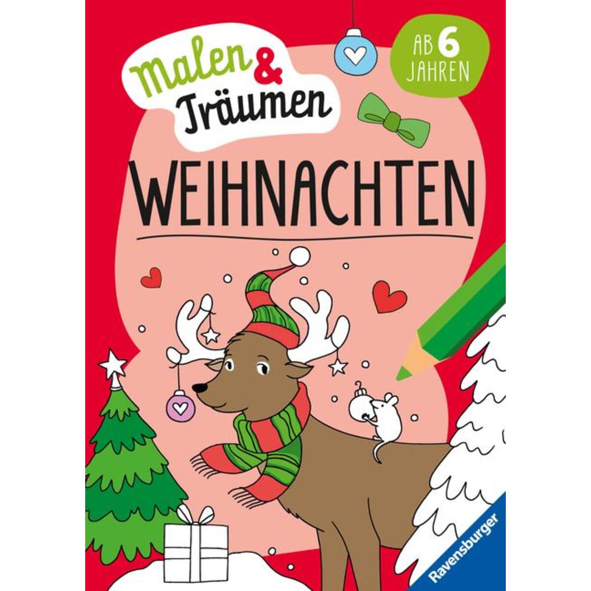 Ravensburger Weihnachten - malen und träumen - 24 Ausmalbilder für Kinder ab 6 J... von Ravensburger Verlag