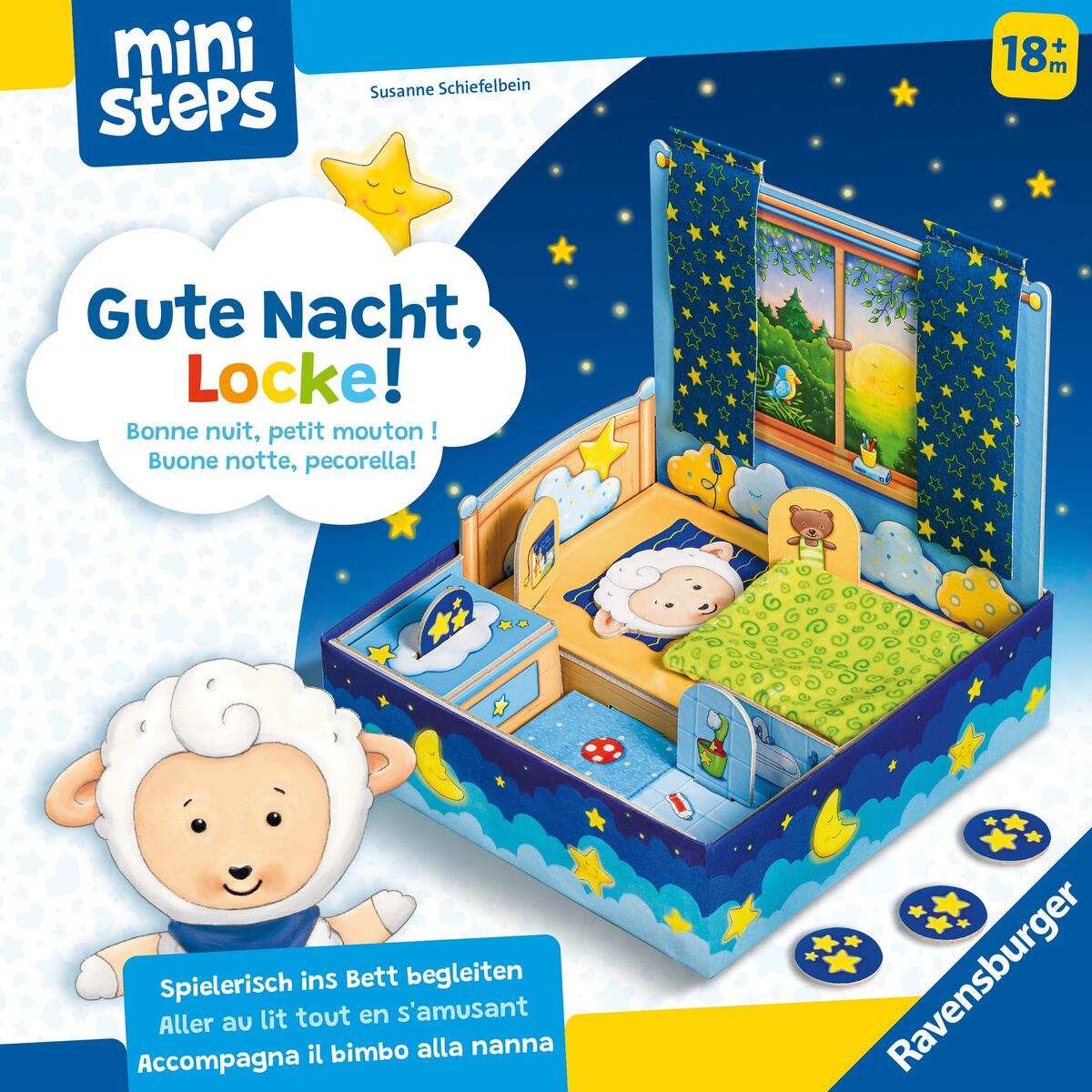 Ravensburger ministeps 4196 Gute Nacht, Locke! - Spielerisch ins Bett begleiten ... von Ravensburger Spieleverlag
