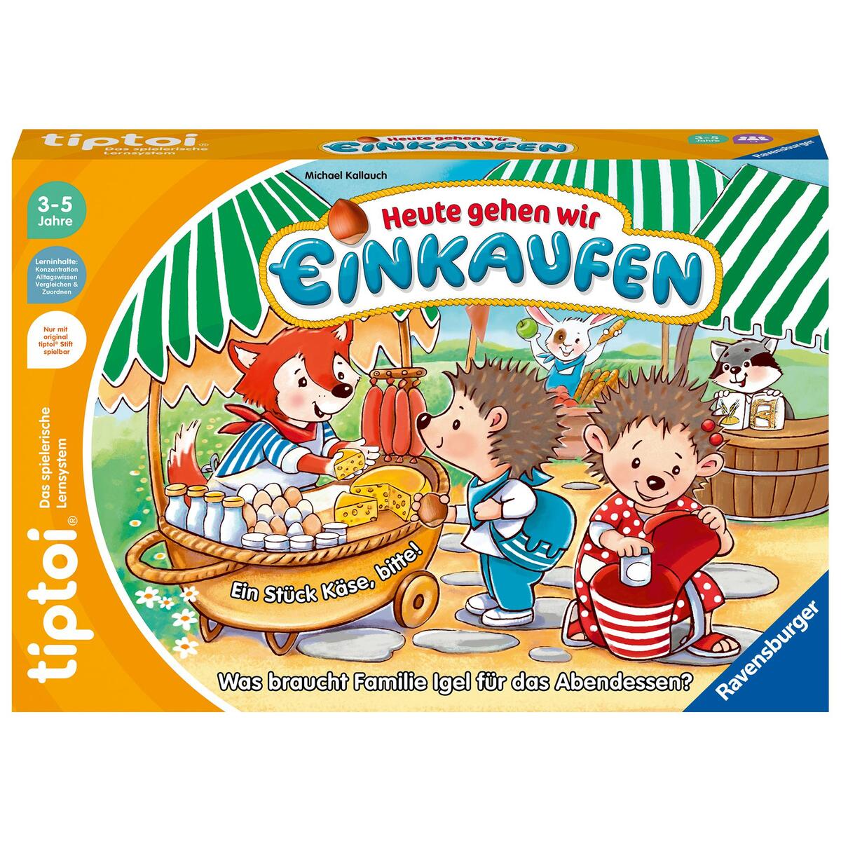 Ravensburger tiptoi Spiel 00119 - Heute gehen wir Einkaufen - Lernspiel für Kind... von Ravensburger Spieleverlag