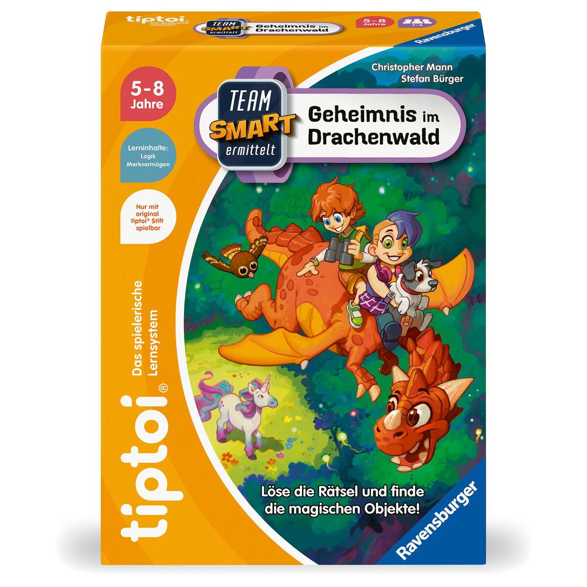 tiptoi® Team SMART ermittelt - Geheimnis im Drachenwald - ab 5 Jahre von Ravensburger Spieleverlag