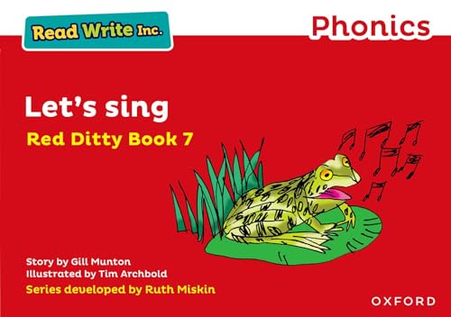 Read Write Inc. Phonics: Let's Sing (Red Ditty Book 7) von Oxford University Press
