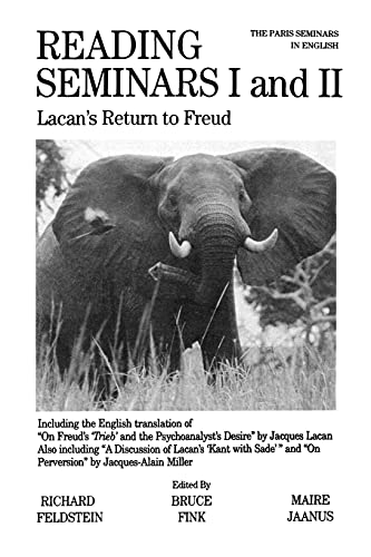 Reading Seminars I and II: Lacan's Return to Freud (Suny Series in Psychoanalysis & Culture) (Suny Series in Psychoanalysis and Culture)