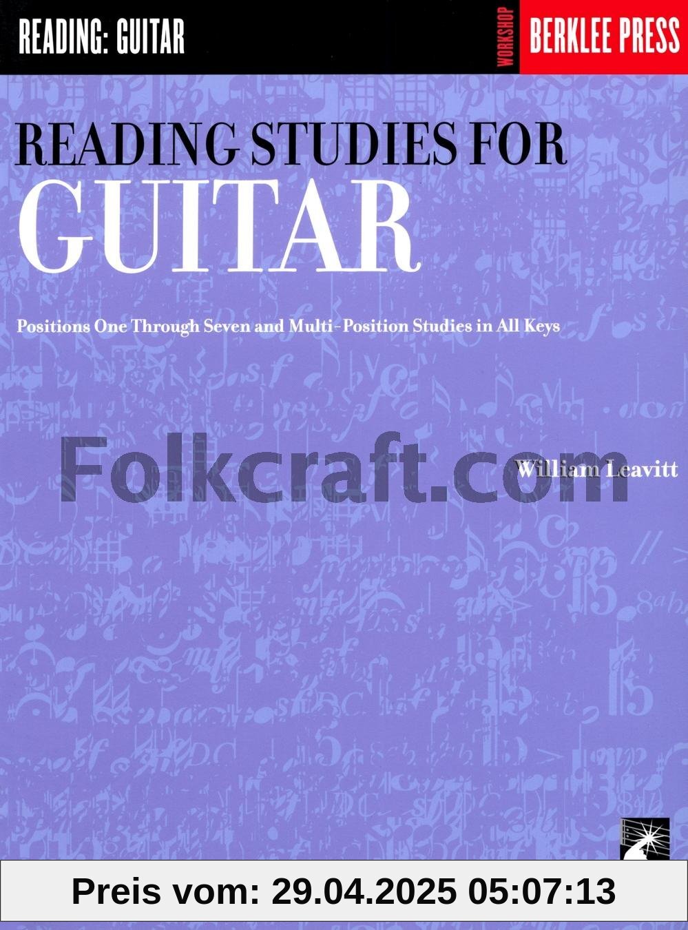 Reading Studies for Guitar: Positions One Through Seven and Multi-Position Studies in All Keys