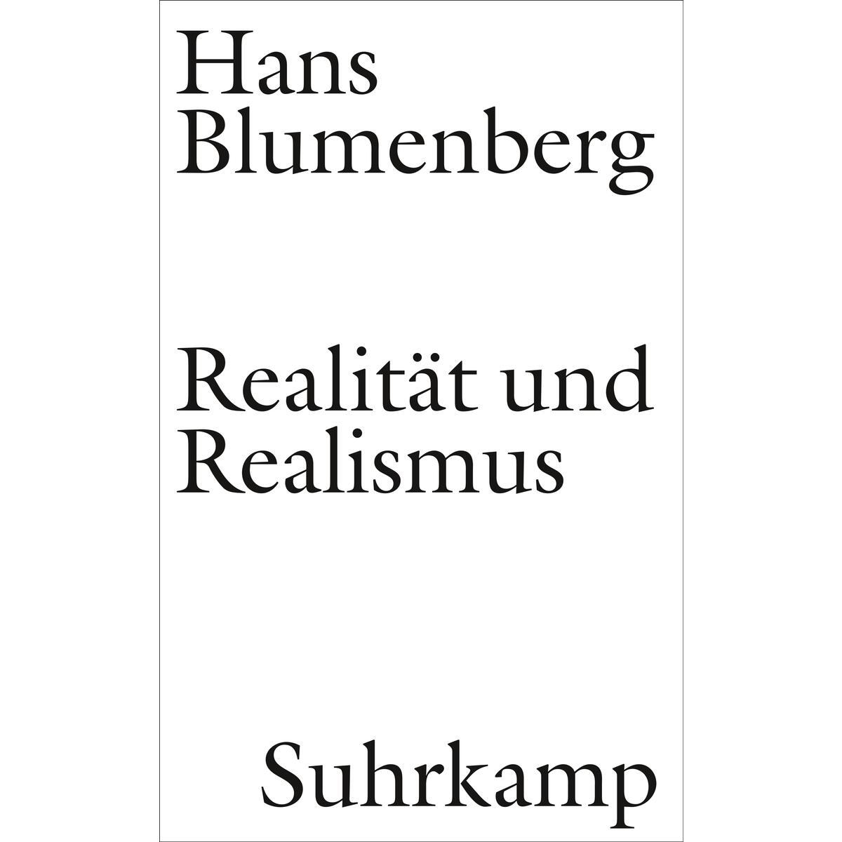 Realität und Realismus Realität und Realismus von Suhrkamp Verlag