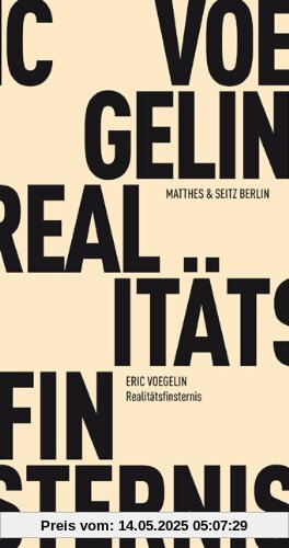 Realitätsfinsternis (Fröhliche Wissenschaft)