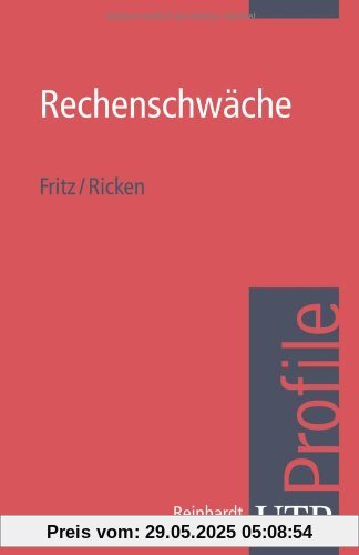 Rechenschwäche. UTB Profile (Uni-Taschenbücher S)
