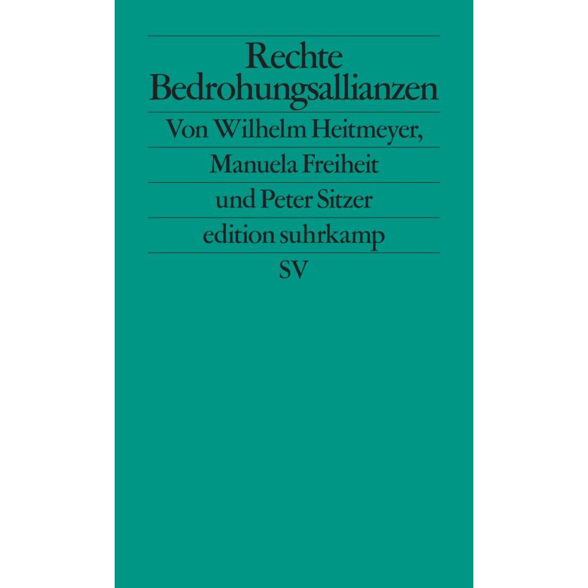 Rechte Bedrohungsallianzen von Suhrkamp Verlag