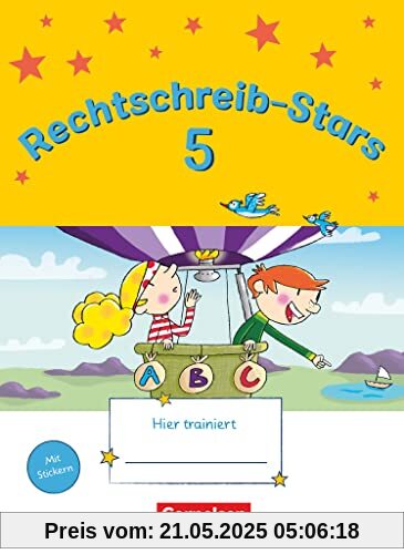 Rechtschreib-Stars 5. Schuljahr - Übungsheft mit Lösungen