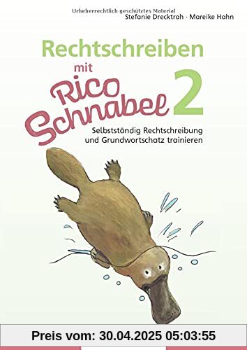 Rechtschreiben mit Rico Schnabel, Klasse 2: Selbstständig Rechtschreibung und Grundwortschatz trainieren