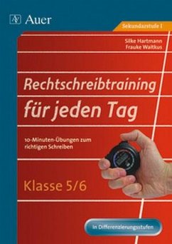 Rechtschreibtraining für jeden Tag, Klasse 5/6 von Auer Verlag in der AAP Lehrerwelt GmbH