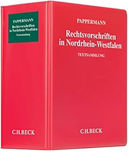 Rechtsvorschriften in Nordrhein-Westfalen Hauptordner 86 mm von C.H.Beck