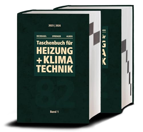 Recknagel - Taschenbuch für Heizung und Klimatechnik 82. Ausgabe 2025/2026 - Basisversion: einschließlich Trinkwasser- und Kältetechnik sowie Energiekonzepte Recknagel - Taschenbuch für Heizung und Klimatechnik 82. Ausgabe 2025/2026 - Basisversion: einschließlich Trinkwasser- und Kältetechnik sowie Energiekonzepte von ITM InnoTech Medien