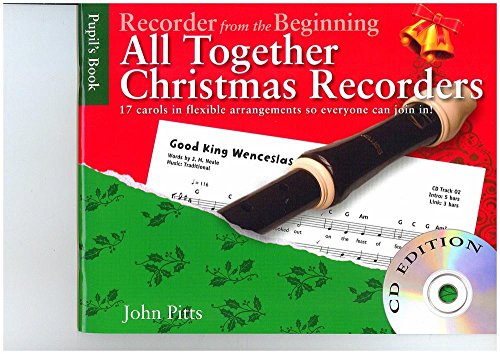 John Pitts Recorder From The Beginning All Together Christmas Bk/Cd