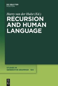 Recursion and Human Language von De Gruyter