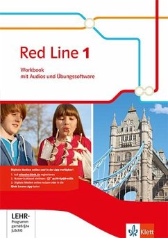 Red Line 1. Workbook mit Audios und Übungssoftware Klasse 5. Ausgabe 2014 von Klett