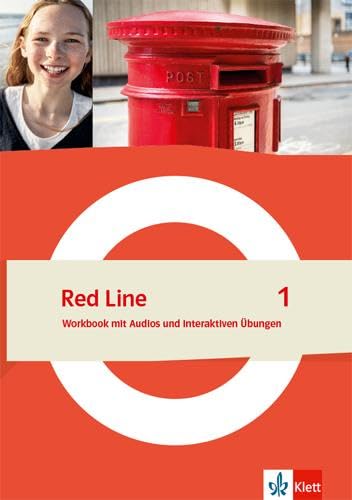 Red Line 1: Workbook mit Audios und interaktiven Übungen Klasse 5 (Red Line. Ausgabe ab 2022) von Klett