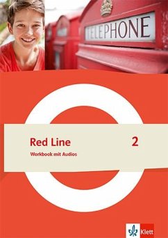 Red Line 2 Workbook mit Audios Klasse 6 von Klett