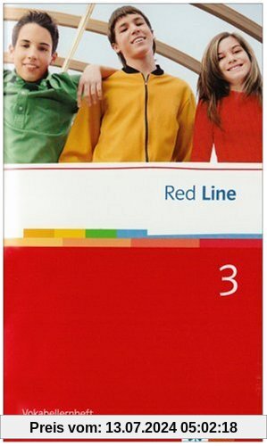 Red Line. Unterrichtswerk für Realschulen: Red Line Bd 3. Klasse 7. Vokabellernheft
