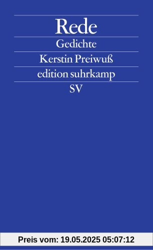 Rede: Gedichte (edition suhrkamp)