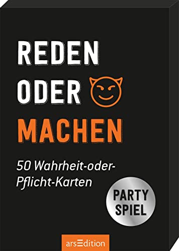 Reden oder machen. 50 Wahrheit-oder-Pflicht-Karten: Partyspiel | Der Spieleklassiker für JGA, Spieleabend, Mädelsabend, Silvester oder Geburtstag Reden oder machen. 50 Wahrheit-oder-Pflicht-Karten: Partyspiel | Der Spieleklassiker für JGA, Spieleabend, Mädelsabend, Silvester oder Geburtstag
