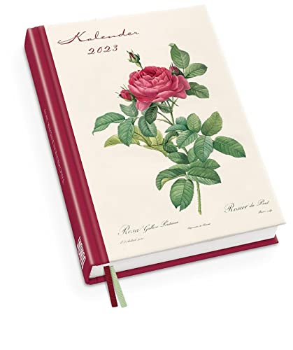 Redoutés Rosen Taschenkalender 2023 ‒ Terminplaner mit Wochenkalendarium ‒ Format 11,3 x 16,3 cm von Dumont Kalenderverlag