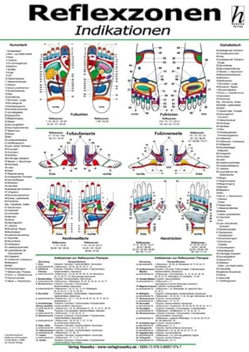 Reflexzonen-Therapie Mini-Poster - Indikationen DIN A4