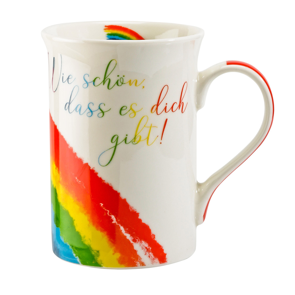 Regenbogen-Tasse »Wie schön dass es dich gibt« Regenbogen-Tasse »Wie schön dass es dich gibt« von St. Benno Verlag