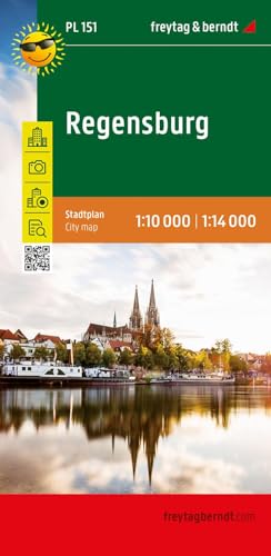 Regensburg, Stadtplan 1:14.000 (freytag & berndt Stadtpläne)