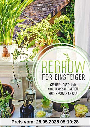 Regrow für Einsteiger: Gemüse-, Obst- und Kräuterreste einfach nachwachsen lassen.Endlose Nachzucht von Ananas, Avocado, Salat, Lauch, Süßkartoffel, Kürbis u.v.m in der Wohnung und auf dem Balkon