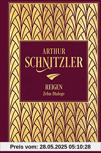 Reigen: Zehn Dialoge: Leinen mit Goldprägung