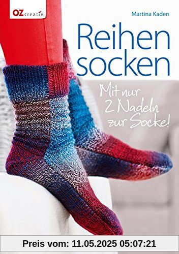 Reihensocken: Mit nur 2 Nadeln zur Socke!