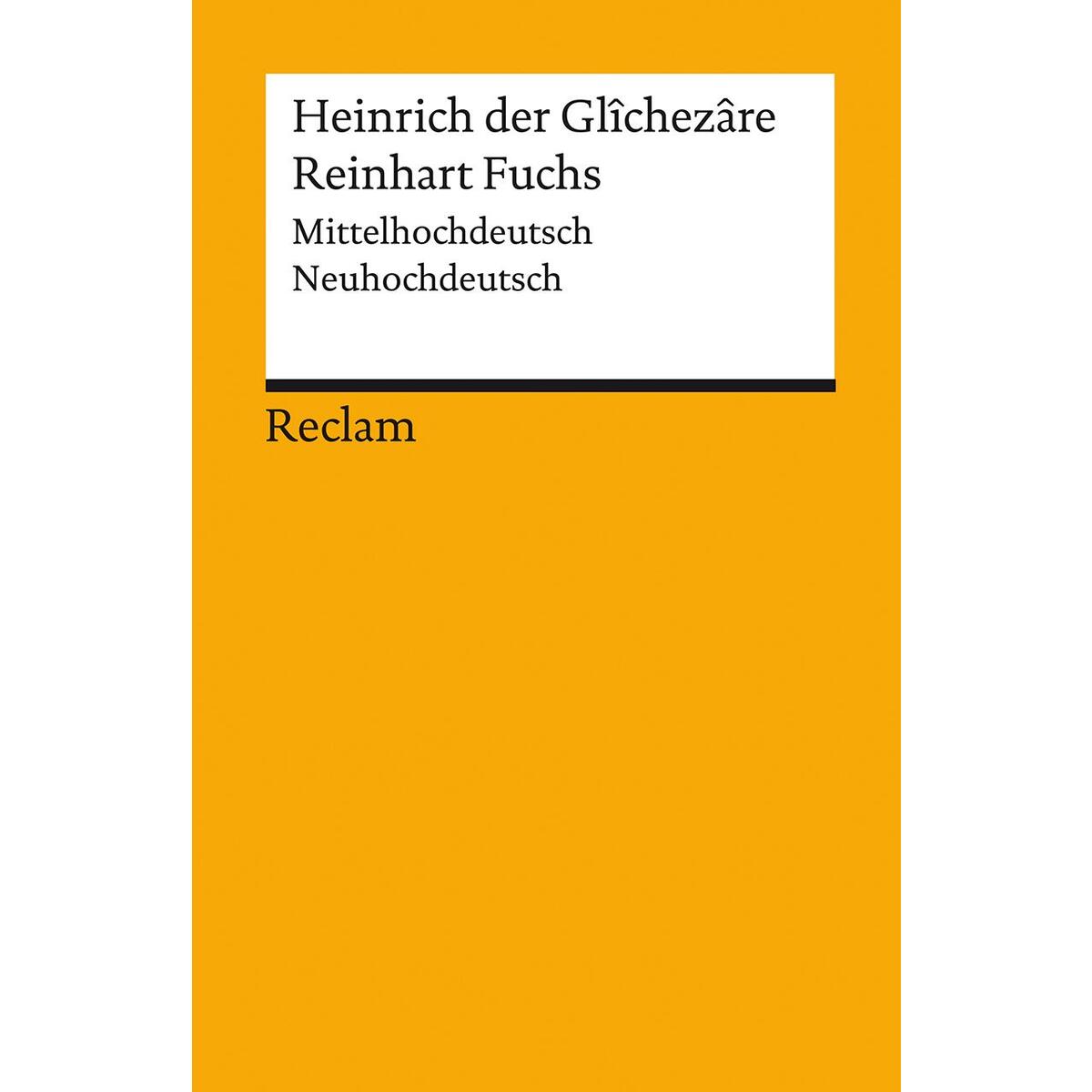 Reinhart Fuchs Reinhart Fuchs von Reclam Philipp Jun.