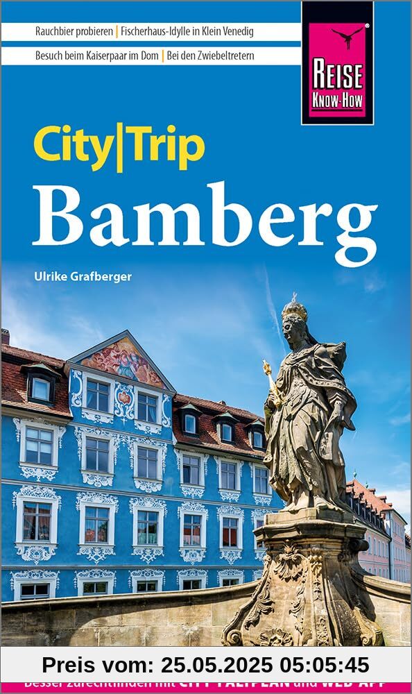Reise Know-How CityTrip Bamberg: Reiseführer Bamberg mit Stadtplan und kostenloser Web-App