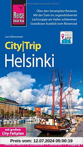 Reise Know-How CityTrip Helsinki: Reiseführer mit Faltplan und kostenloser Web-App