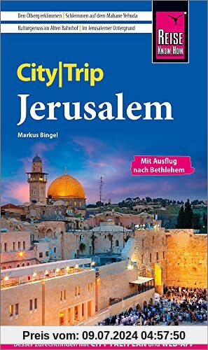 Reise Know-How CityTrip Jerusalem: Reiseführer mit Stadtplan und kostenloser Web-App