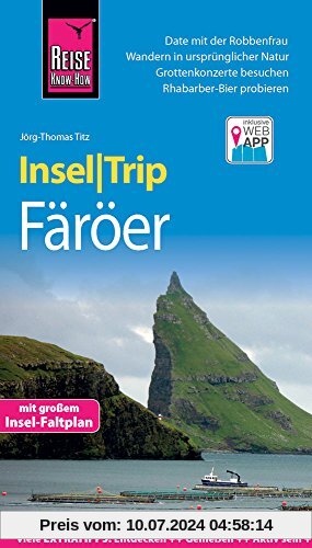Reise Know-How InselTrip Färöer: Reiseführer mit Insel-Faltplan und kostenloser Web-App