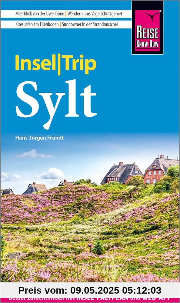 Reise Know-How InselTrip Sylt: Reiseführer Sylt mit Insel-Faltplan und kostenloser Web-App