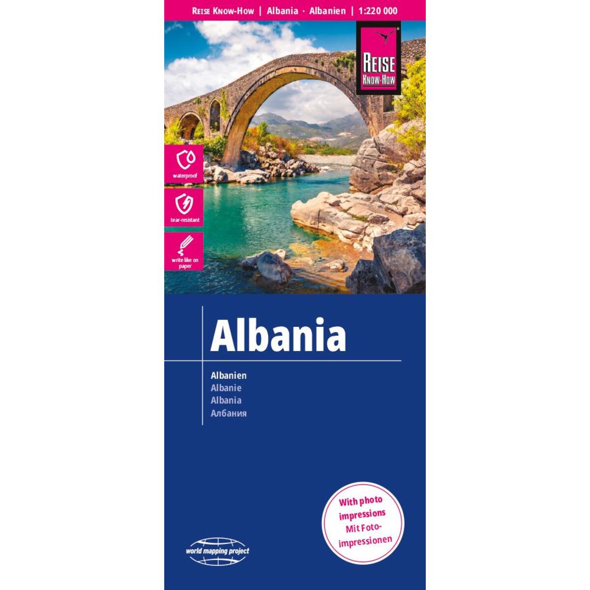 Reise Know-How Landkarte Albanien / Albania 1:220.000 Reise Know-How Landkarte Albanien / Albania 1:220.000 von Reise Know-How Rump GmbH