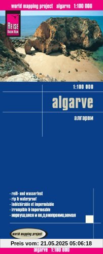 Reise Know-How Landkarte Algarve (1:100.000): world mapping project