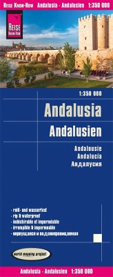 Reise Know-How Landkarte Andalusien / Andalusia (1:350.000) von Reise Know-How Verlag Peter Rump