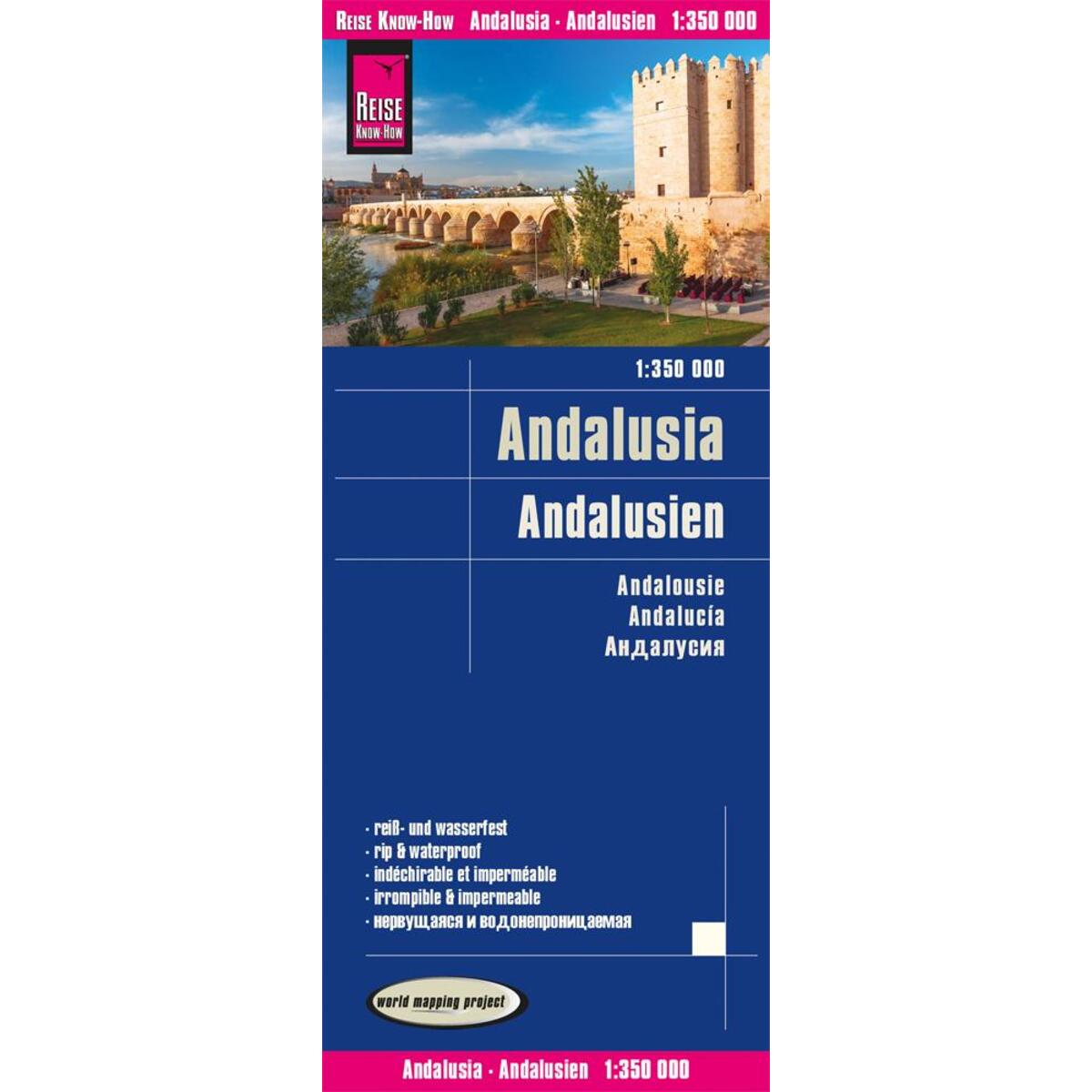 Reise Know-How Landkarte Andalusien / Andalusia (1:350.000) von Reise Know-How Rump GmbH