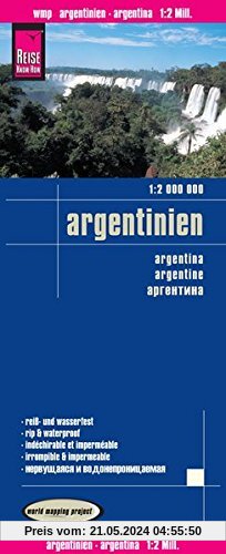 Reise Know-How Landkarte Argentinien (1:2.000.000): world mapping project
