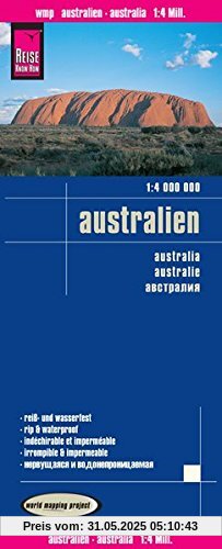 Reise Know-How Landkarte Australien (1:4.000.000): world mapping project