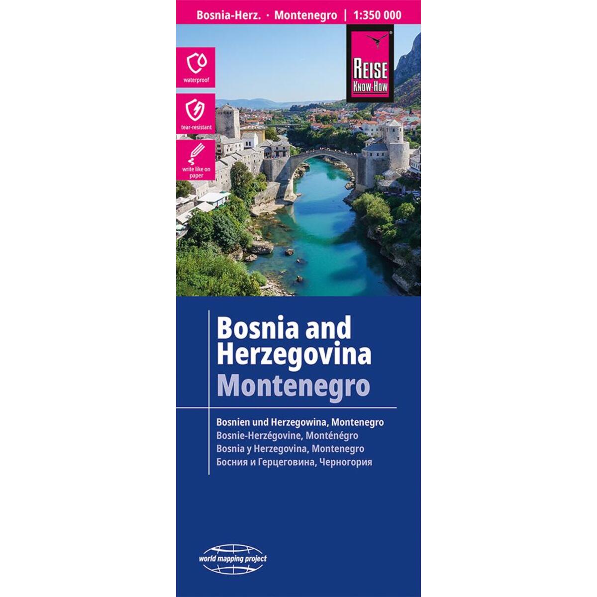 Reise Know-How Landkarte Bosnien-Herzegowina, Montenegro / Bosnia and Herzegovin... Reise Know-How Landkarte Bosnien-Herzegowina, Montenegro / Bosnia and Herzegovin... von Reise Know-How Rump GmbH