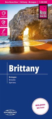 Reise Know-How Landkarte Bretagne / Brittany (1:200.000) von Reise Know-How Verlag Peter Rump
