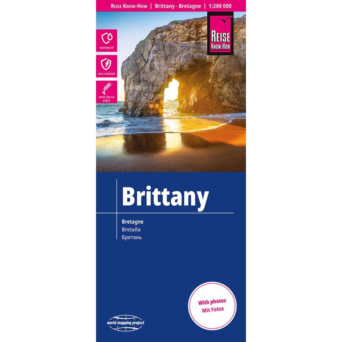 Reise Know-How Landkarte Bretagne / Brittany (1:200.000) von Reise Know-How Rump GmbH