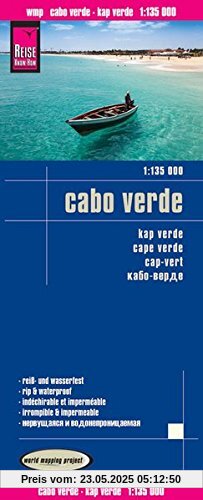 Reise Know-How Landkarte Cabo Verde (1:135.000): world mapping project